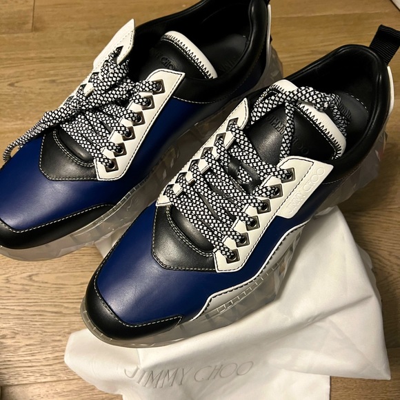 NIB Jimmy Choo Men's Diamond Sneakers - Picture 2 of 3